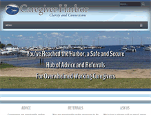Tablet Screenshot of caregiverharbor.com